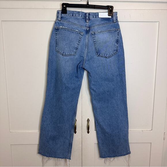 Re/Done Originals 90s Comfy Jean In Sunfaded Destroy 25 - Picture 7 of 7